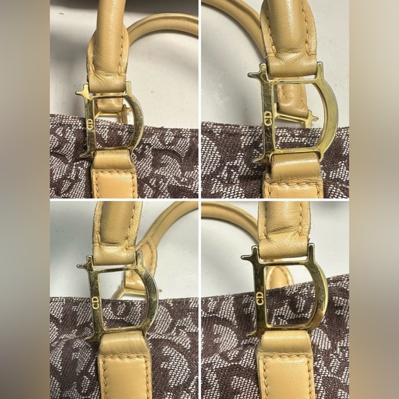 CHRISTIAN DIOR VINTAGE MONOGRAM TOTE BAG - Picture 11 of 15